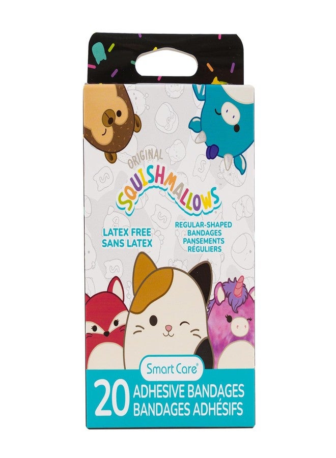 Smart Care Squishmallows Adhesive Bandages, Latex Free, Regular Shape, 20 Count - Image 1